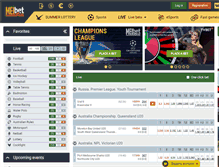 Tablet Screenshot of mel-bet.com